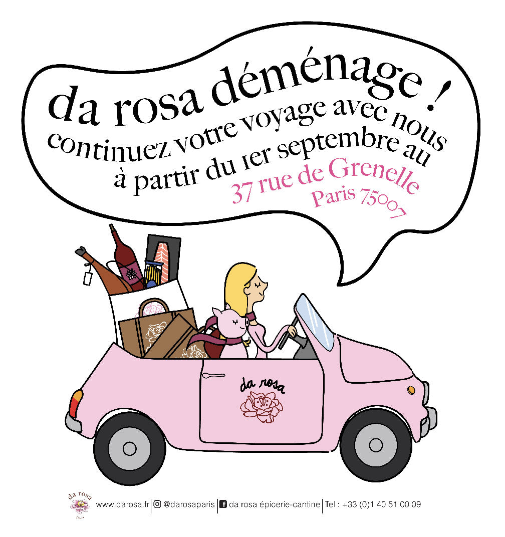 da rosa <br> déménage !